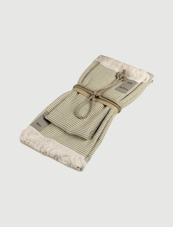 Completo asciugamani Fazzini - verde