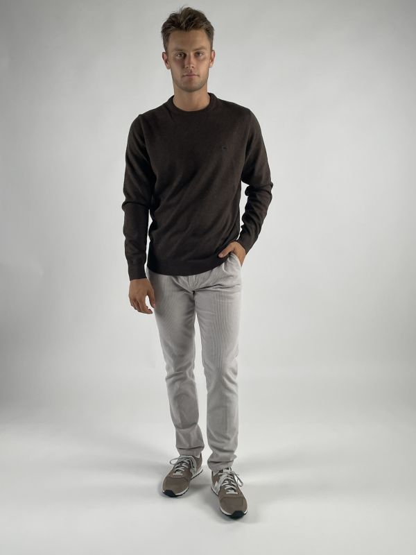 Maglia manica lunga casual Fynch-hatton - cioccolato