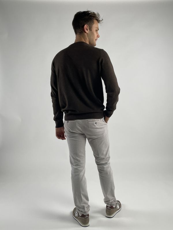 Maglia manica lunga casual Fynch-hatton - cioccolato