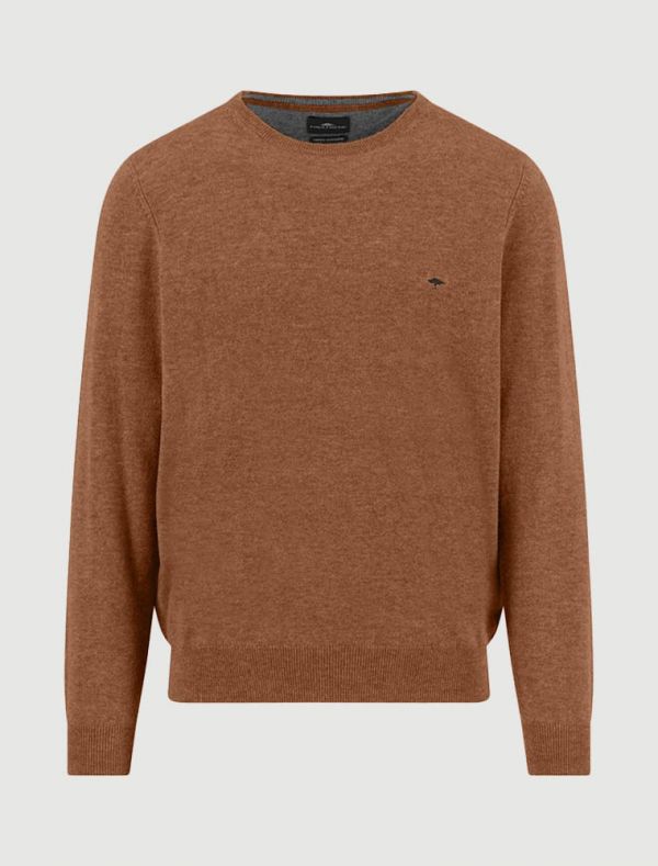 Maglia manica lunga casual Fynch-hatton - cammello