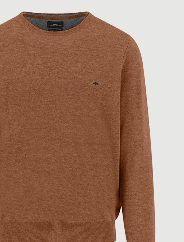 Maglia manica lunga casual Fynch-hatton - cammello