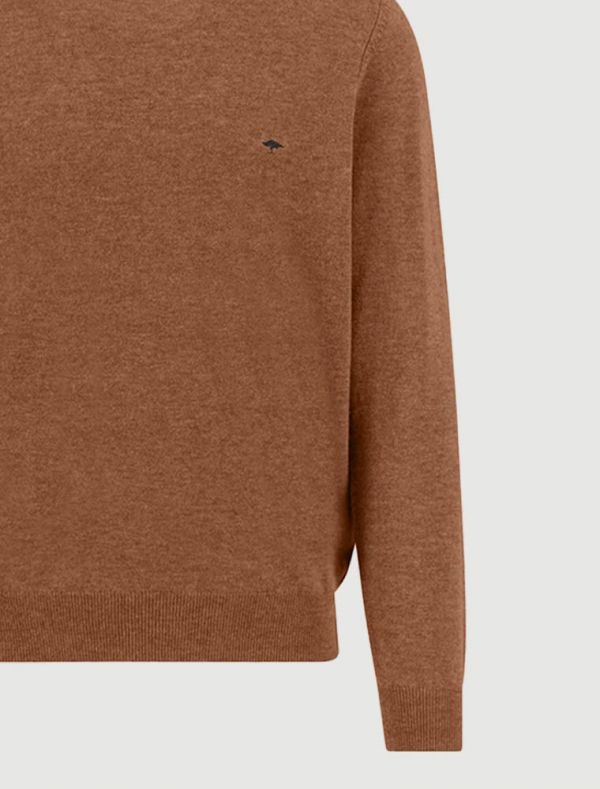 Maglia manica lunga casual Fynch-hatton - cammello