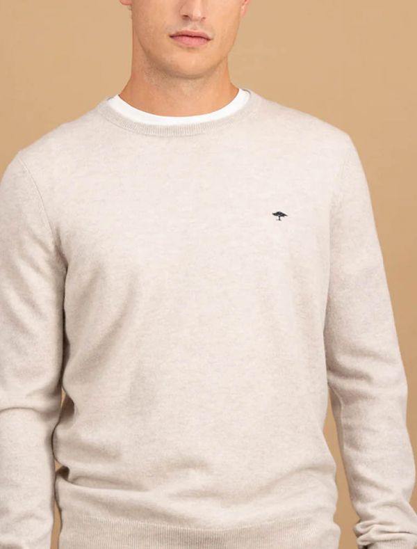 Maglia manica lunga casual Fynch-hatton - gesso