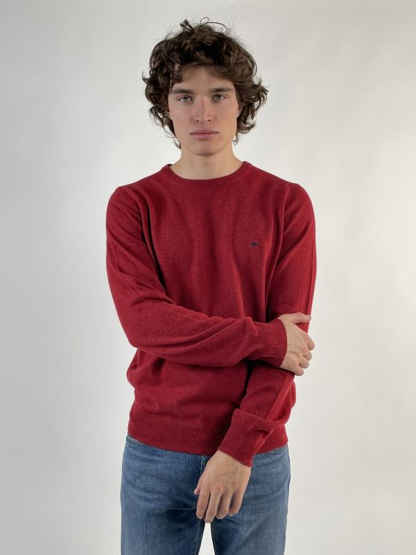 Maglia manica lunga casual Fynch-hatton - mattone