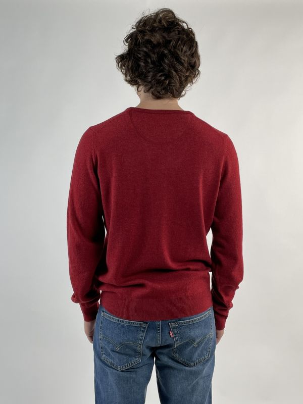 Maglia manica lunga casual Fynch-hatton - mattone