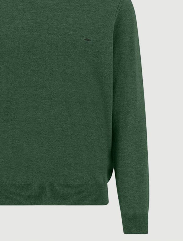 Maglia manica lunga casual Fynch-hatton - smeraldo