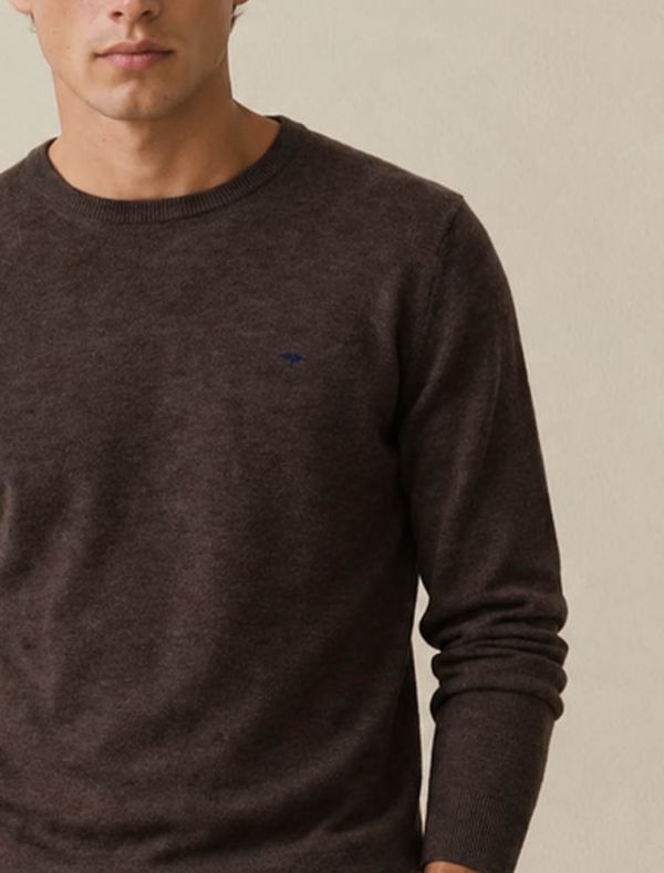 Maglia manica lunga casual Fynch-hatton - terra