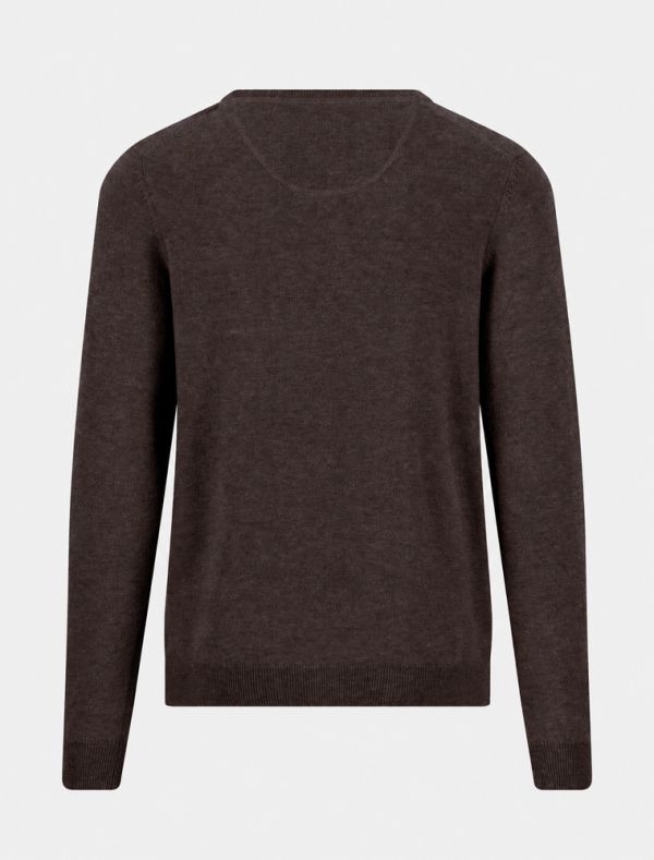 Maglia manica lunga casual Fynch-hatton - terra
