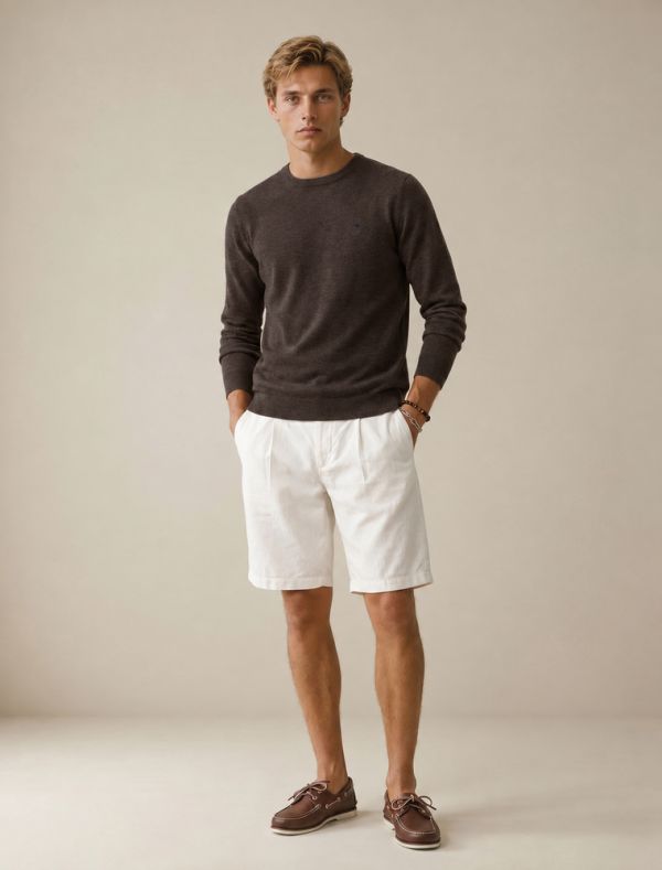 Maglia manica lunga casual Fynch-hatton - terra