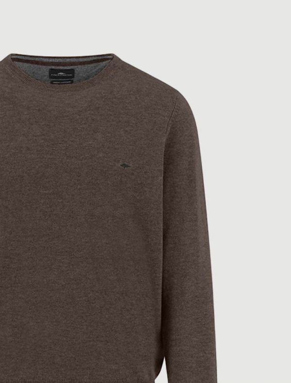 Maglia manica lunga casual Fynch-hatton - cioccolato