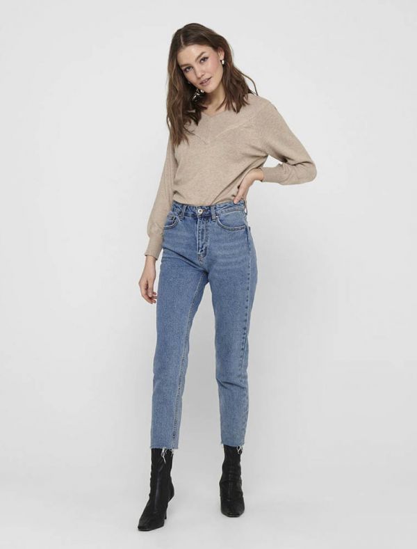 Pullover manica lunga Jdy - beige