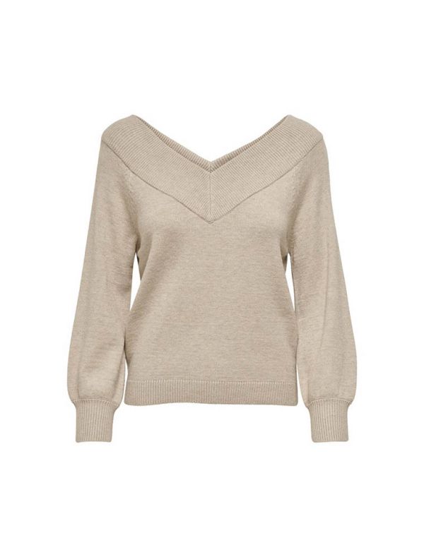 Pullover manica lunga Jdy - beige