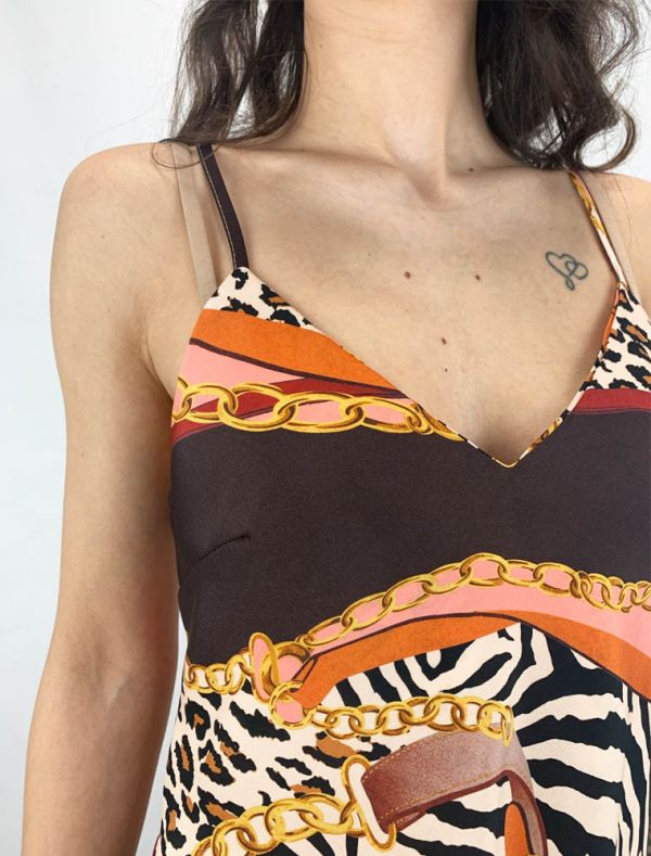 Top Rinascimento - arancio