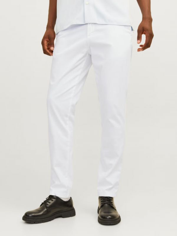 Pantalone casual Jack & Jones - white