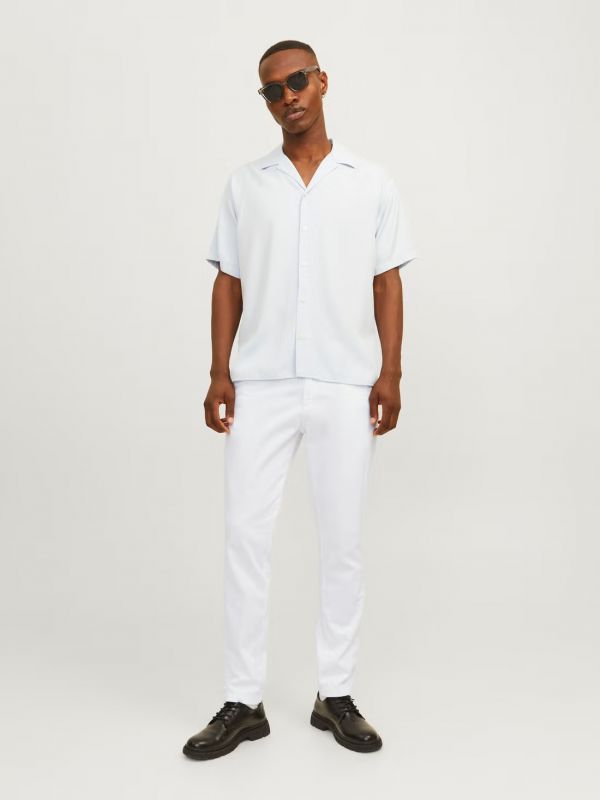Pantalone casual Jack & Jones - white