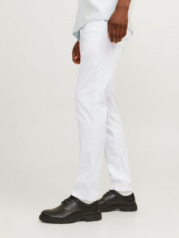 Pantalone casual Jack & Jones - white