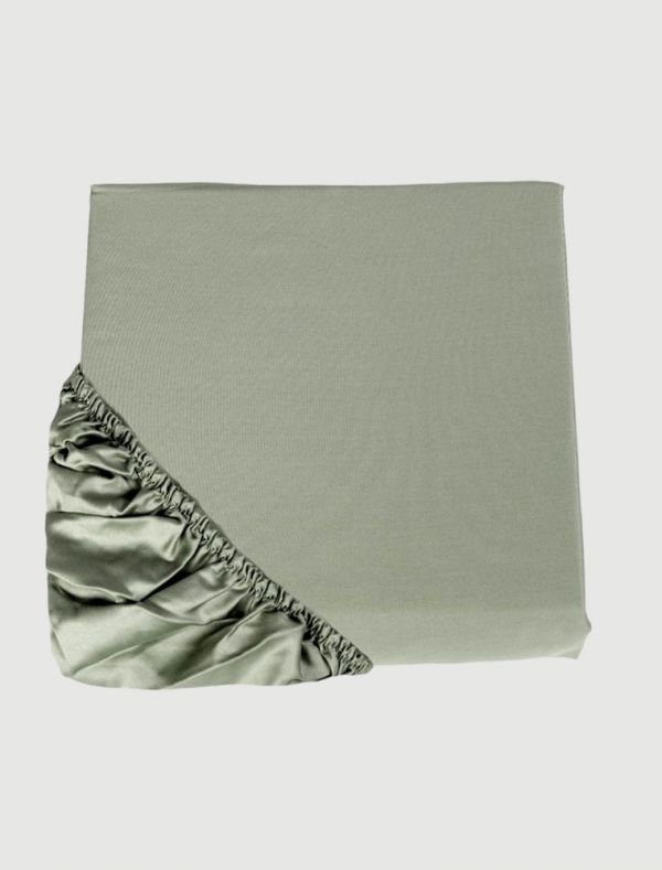 Lenzuola con angoli 2 piazze Fazzini - verde