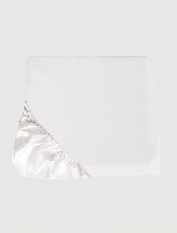 Lenzuola con angoli 2 piazze Fazzini - bianco seta
