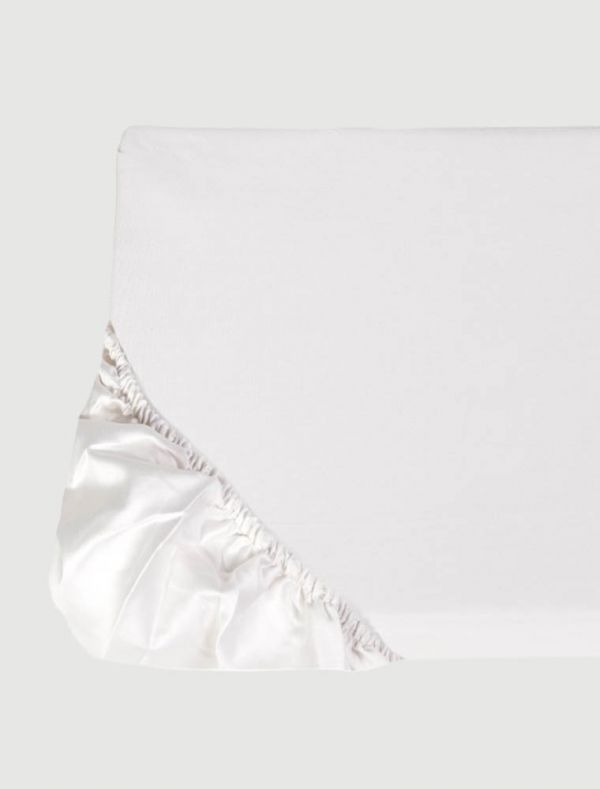 Lenzuola con angoli 2 piazze Fazzini - bianco seta