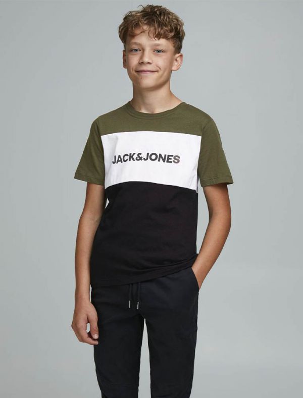 T-shirt manica corta Jack & Jones - verde oliva