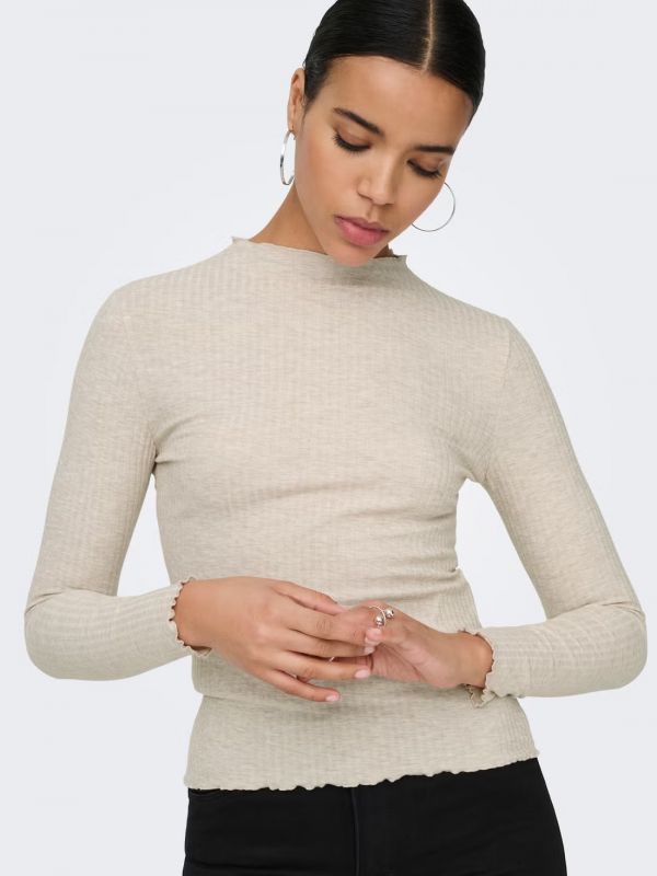 Maglia manica lunga Only - pumice stone