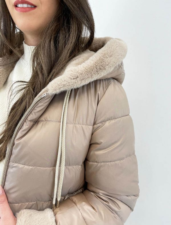 Cappotto imbottito Milestone - sabbia avorio