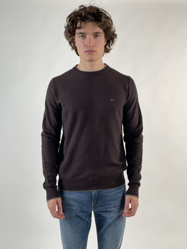 Maglia manica lunga casual Fynch-hatton - terra