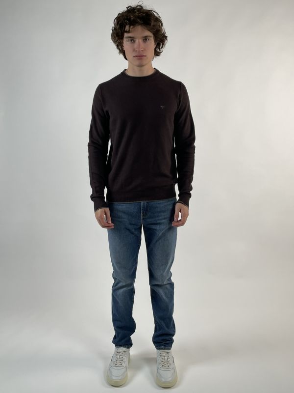 Maglia manica lunga casual Fynch-hatton - terra