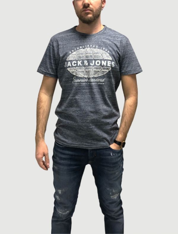 T-shirt manica corta Jack & Jones - navy