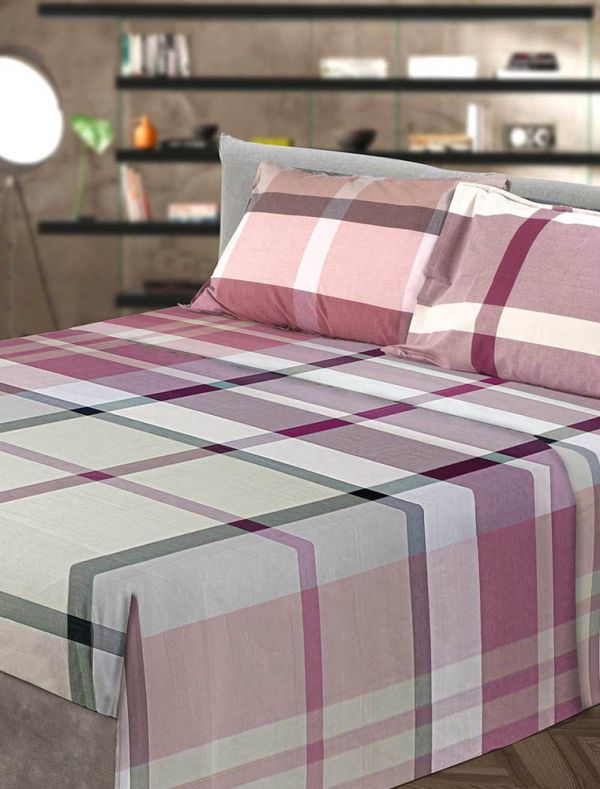 Copripiumino 1 piazza e mezza Cavalieri - malva