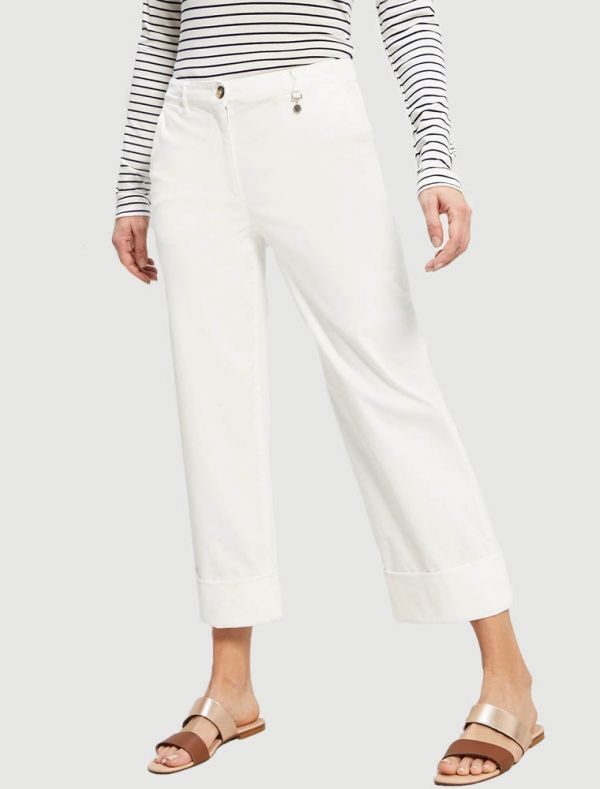 Pantalone Grey Pennyblack - white