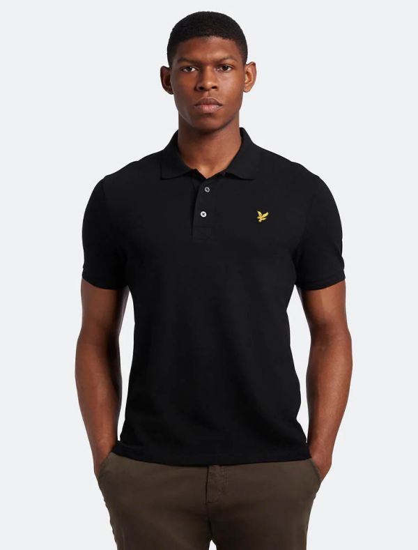 Polo manica corta Lyle&scott - black