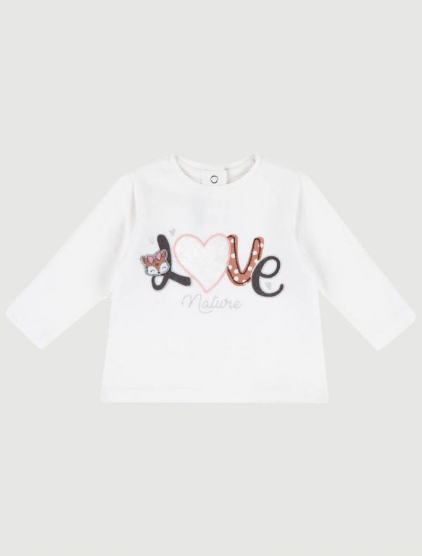 T-shirt manica lunga Chicco - bianco