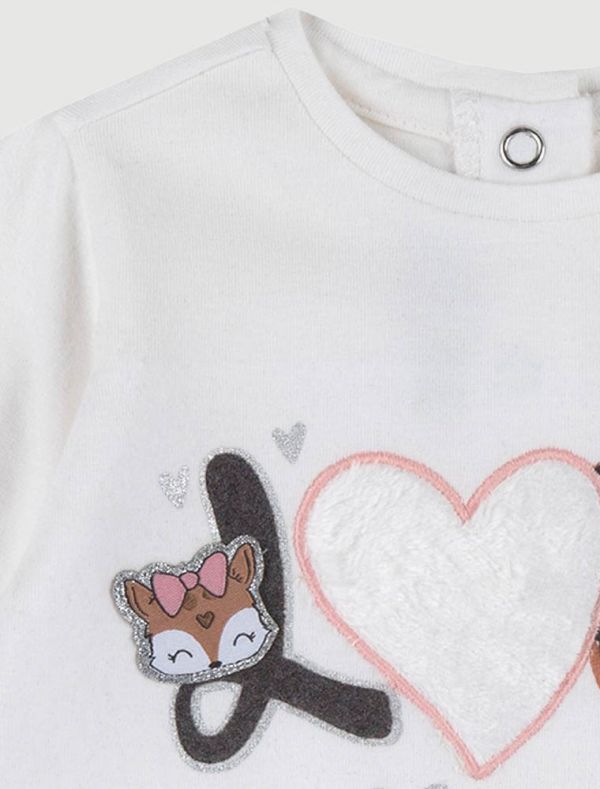 T-shirt manica lunga Chicco - bianco