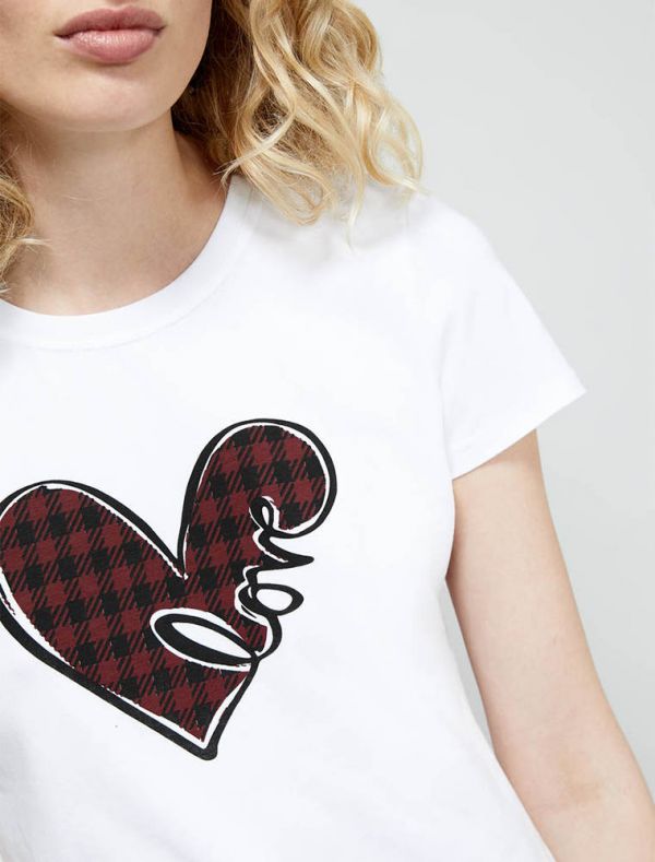 T-shirt manica corta Grey Pennyblack - bianco