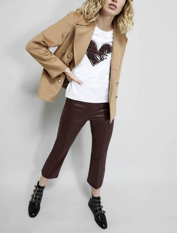 T-shirt manica corta Grey Pennyblack - bianco