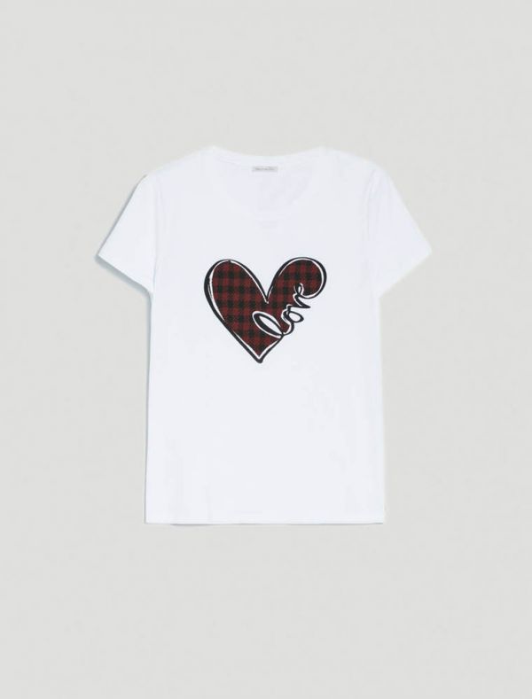T-shirt manica corta Grey Pennyblack - bianco