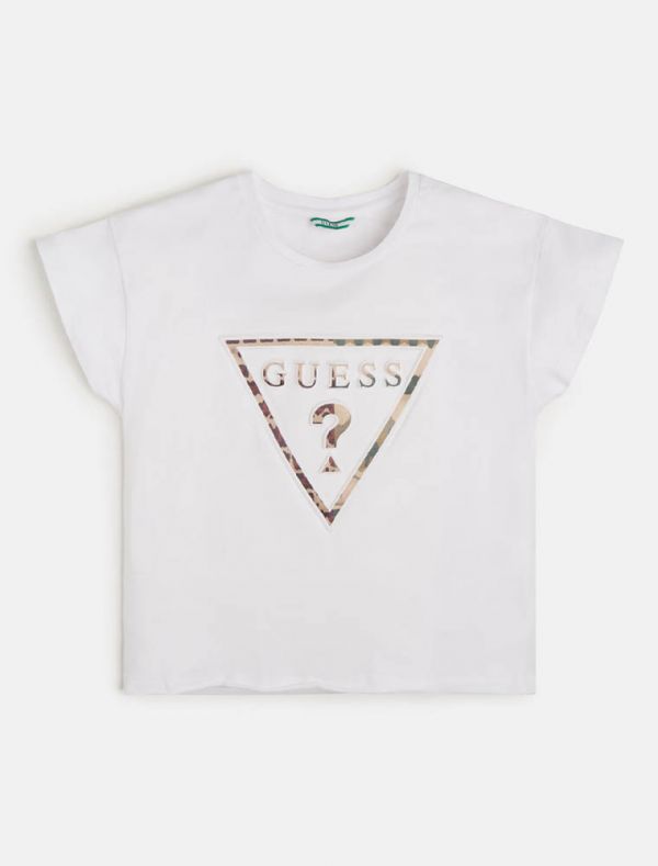 T-shirt manica corta Guess - bianco