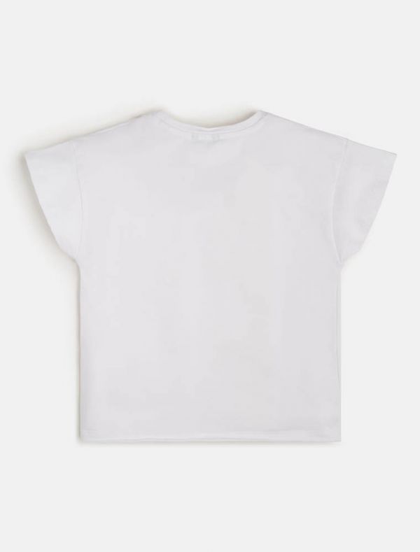 T-shirt manica corta Guess - bianco