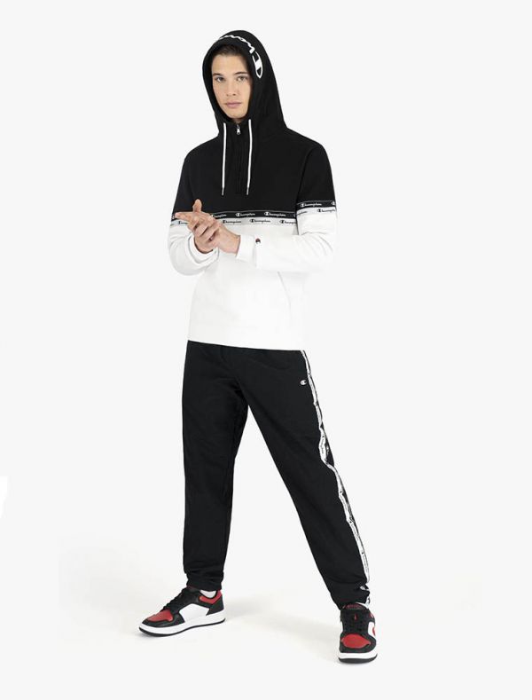 Felpa sportiva aperta Champion - white