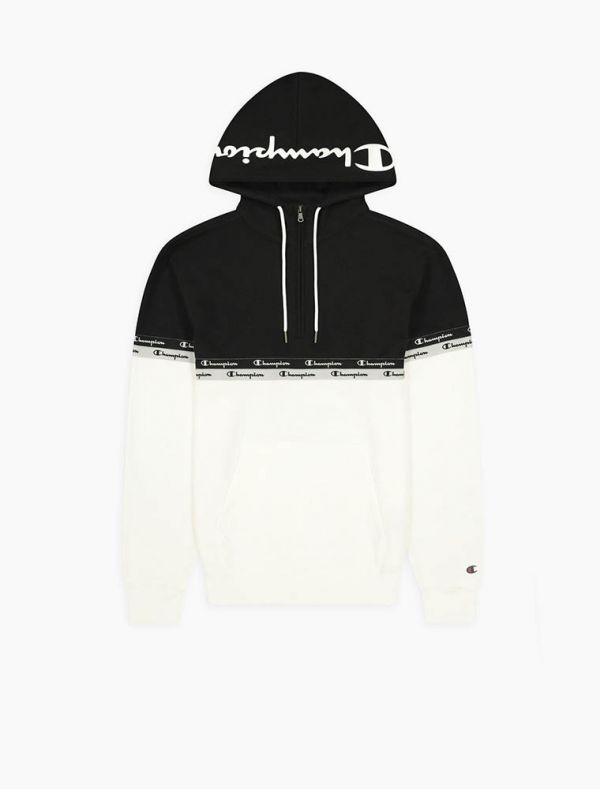 Felpa sportiva aperta Champion - white