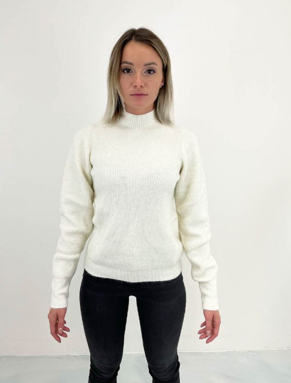 Pullover manica lunga Gas - white