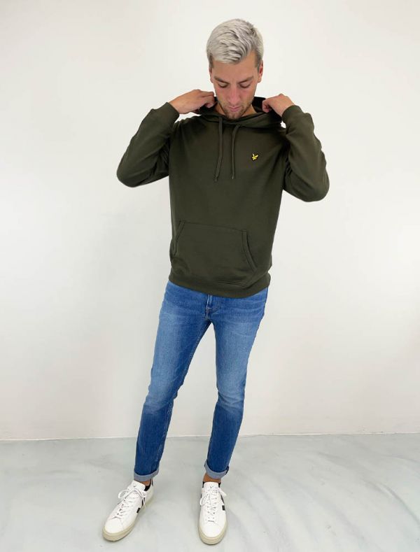 Maglia in felpa Lyle&scott - olive
