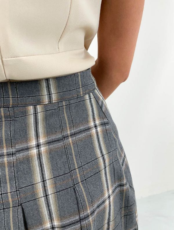 Gonna Artigli - grigio panna