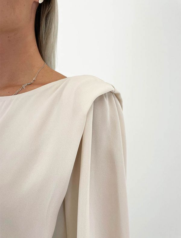Camicia manica lunga Artigli - avorio