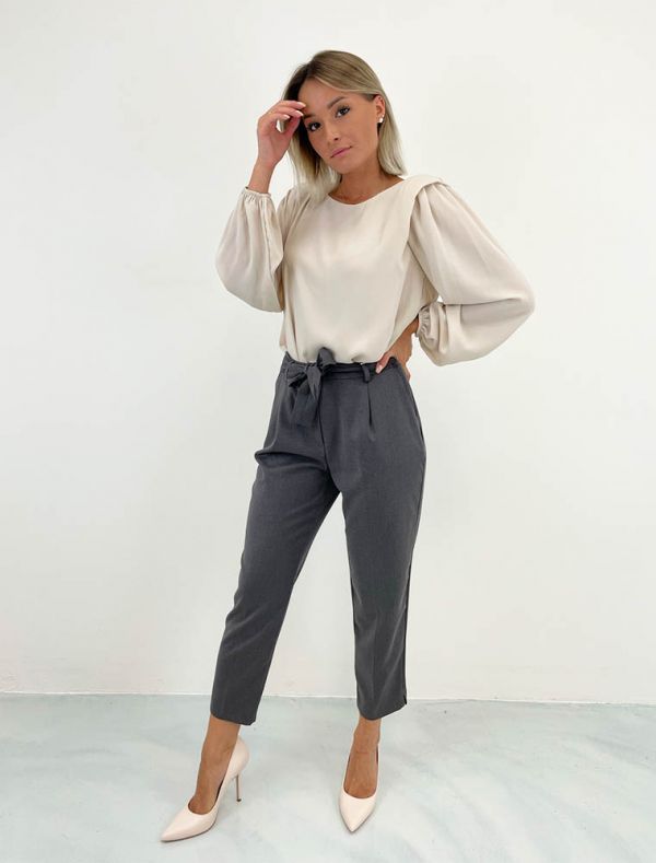 Camicia manica lunga Artigli - avorio