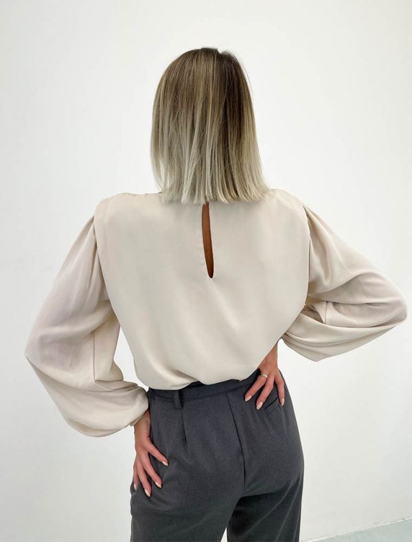 Camicia manica lunga Artigli - avorio