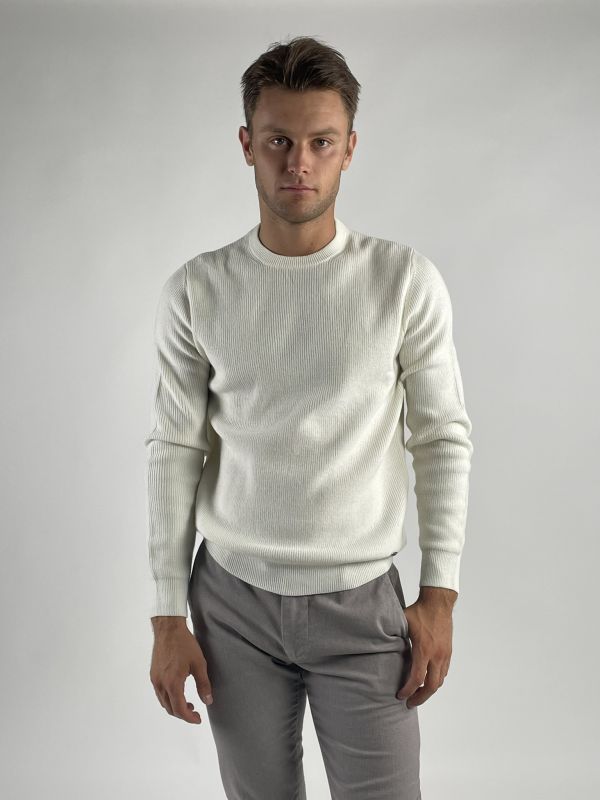 Maglia manica lunga Cranberry - ecru