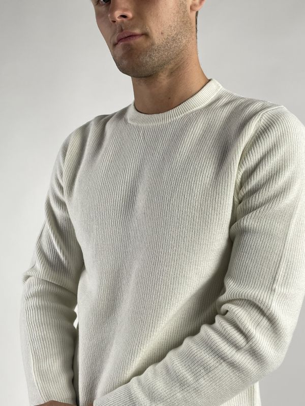 Maglia manica lunga Cranberry - ecru