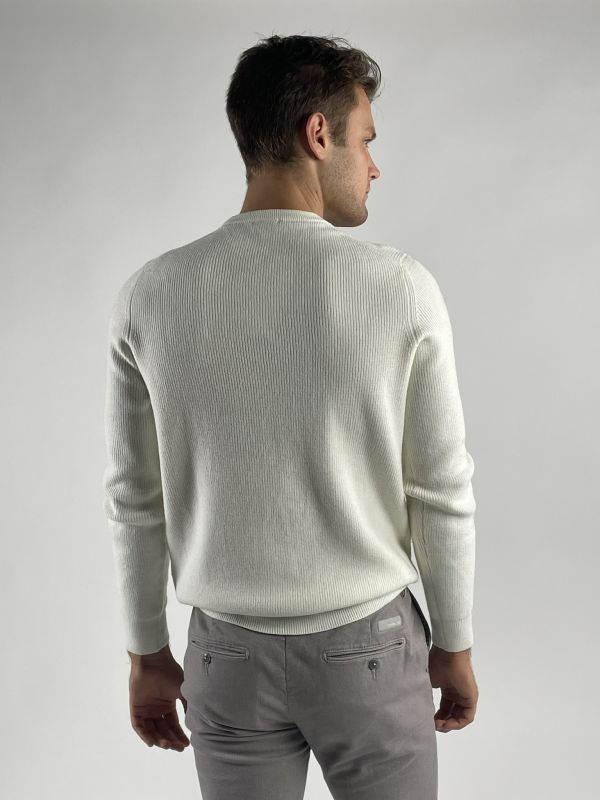 Maglia manica lunga Cranberry - ecru